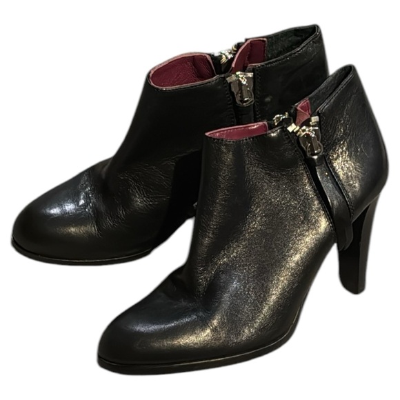 Coach black boots size 8 - Picture 4 of 5